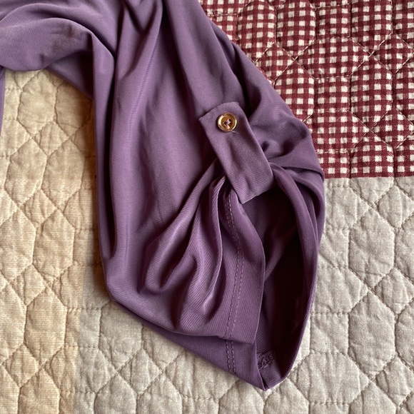 Pretty Purple Blouse - Picture 2 of 3